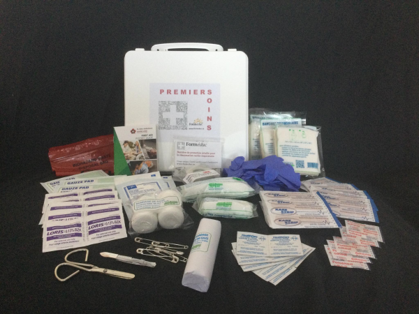 Trousse premiers soins pour service de garde